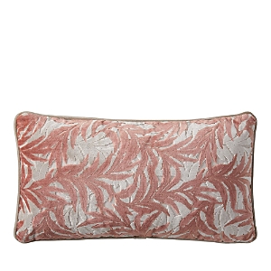Yves Delorme Cordoue Palm Decorative Pillow, 13 X 22 In Sienne