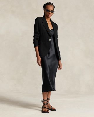 Crest Embellished Blazer