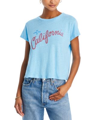 Mother The Sinful Graphic Crewneck Tee In California Love