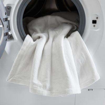 All Over Rib White Cotton Collection