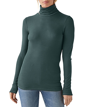 Michael Stars Turtleneck Top In Dark Ivy