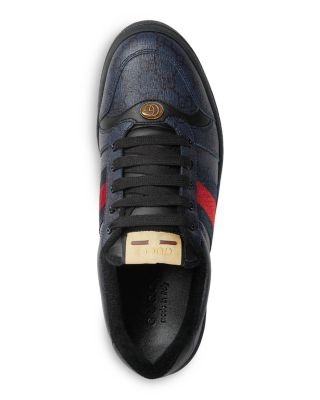 Gucci Men's Screener Canvas and Leather Sneakers