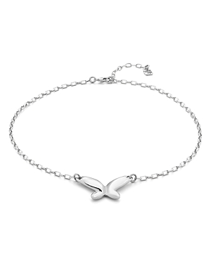 Butterfly Effect Butterfly Charm Strand Necklace in Sterling Silver, 33.85