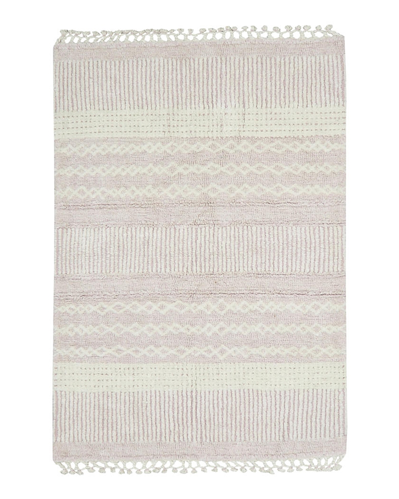 Lorena Canals Woolable Kids Ari Washable Area Rug, 4' X 5'7 In Frosted/white
