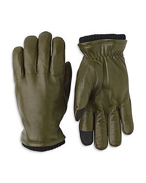 Hestra John Leather Gloves In Loden