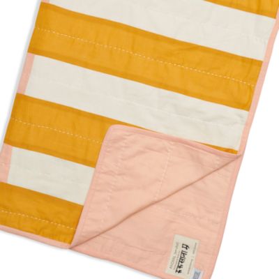 Offset Stripe Quilt Throw Blanket