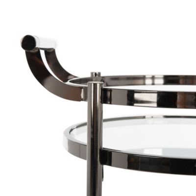 Sienna 2 Tier Round Bar Cart