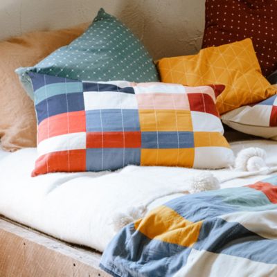 Multi Check Lumbar Pillow