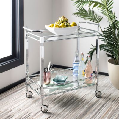 Safavieh - Ingrid 2 Tier Rectangle Bar Cart