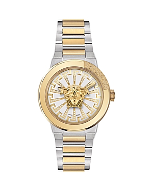 Versace Medusa Infinite Watch, 38mm In White/two-tone