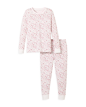Shop Petite Plume Girls' Dorset Tight Fit Pajamas - Little Kid, Big Kid In Pink