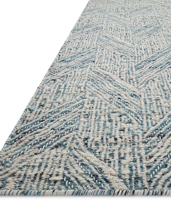 Loloi Raven Rav-01 Area Rug, 8'6 X 11'6 In Blue/ivory