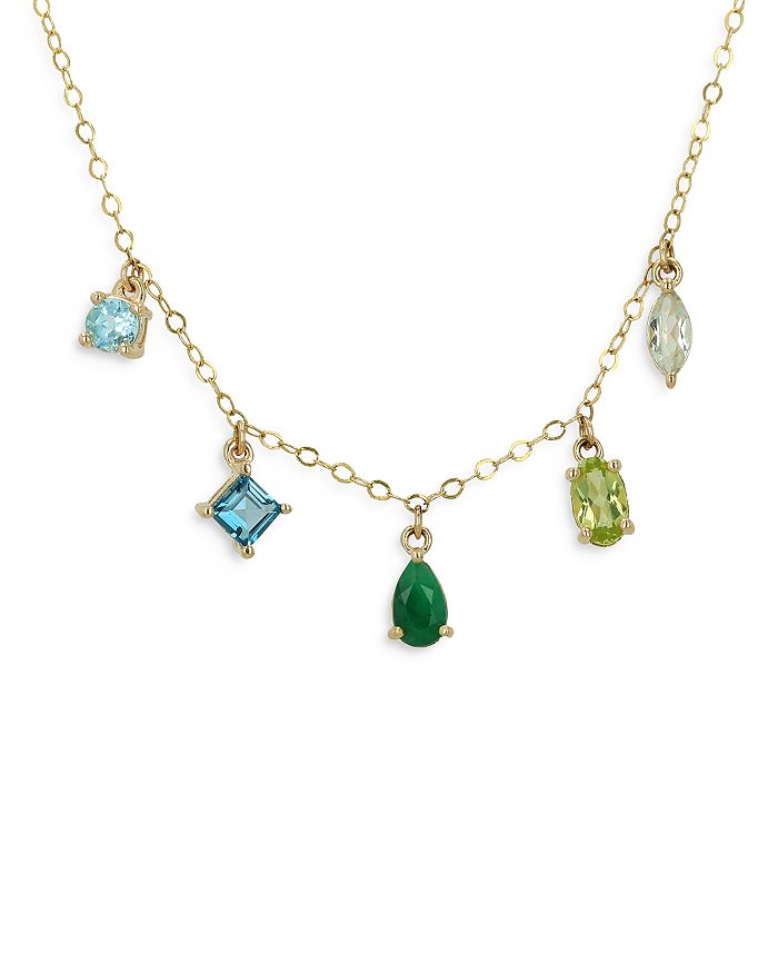 Scarlet gold collar shop necklace in multi