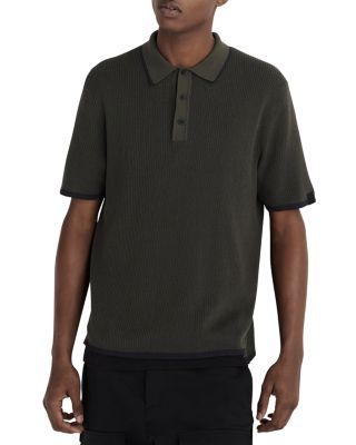 rag & bone - Harvey Knit Short Sleeve Polo Shirt