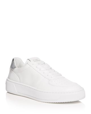 Stuart Weitzman - Women's SW Courtside Lace Up Low Top Sneakers