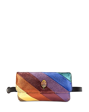 Shop Kurt Geiger Rainbow Belt Bag In Sunset Rainbow