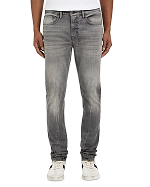Shop Prps Soundness Five Pocket Skinny Jeans In Gray In Grey
