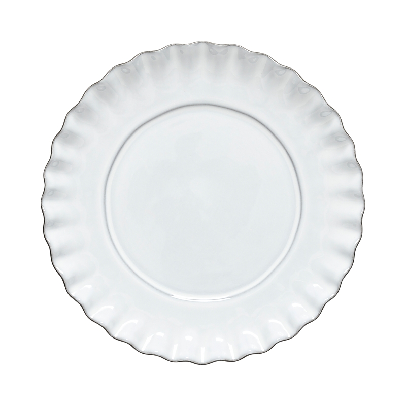 Costa Nova Festa Salad Dessert Plate In Black/white