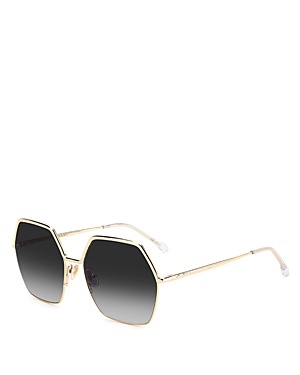 Isabel Marant Square Sunglasses, 59mm In Rose Gold/gray Gradient