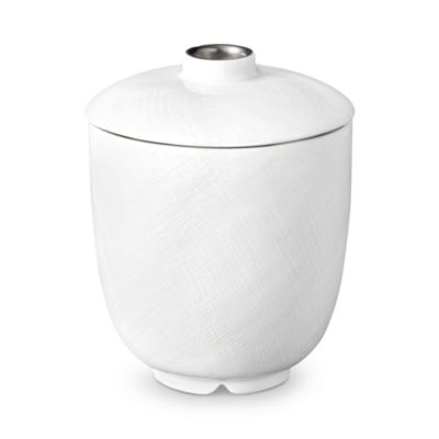 L&#039;Objet Han Platinum Sugar Bowl with Lid