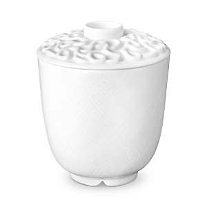 L'Objet Han White Tea Cup with Lid