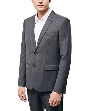 The Kooples Tailor Super 100 Suit Jacket In Grey