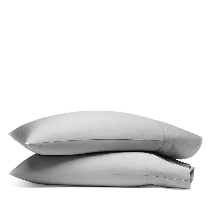 Boll & Branch Signature Organic Cotton Hemmed Pillowcase Set, King In Shore