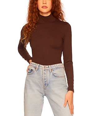 Susana Monaco Fitted Turtleneck Tee