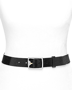 Shop Rag & Bone Boyfriend Belt 2.0 Textured In Black