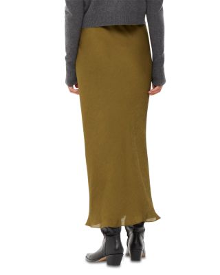 Satin Bias Cut Skirt