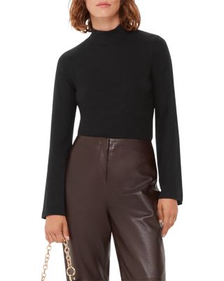 Whistles - Wide Sleeve High Neck Top