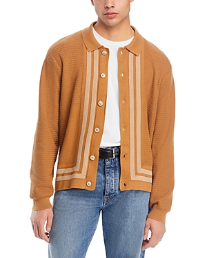 Button Up Long Sleeved Sweater Polo