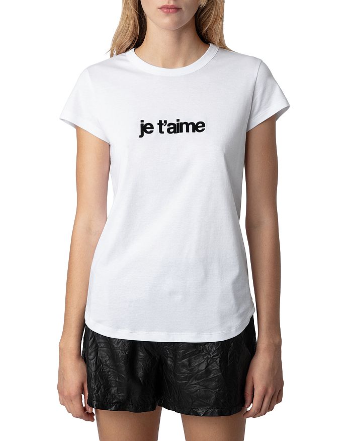 Zadig & Voltaire Rafi Give Me Love Tee - White