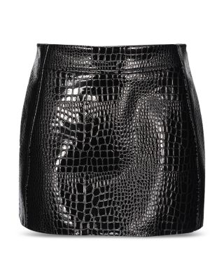 Pinko Goshu Embossed Mini Skirt
