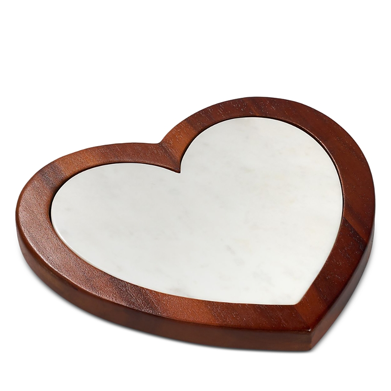 Nambe Eat Your Heart Out Cutting Board In Brown