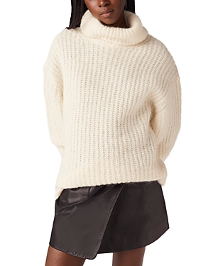 Ba&sh Bero Cowl Neck Sweater In Off_white