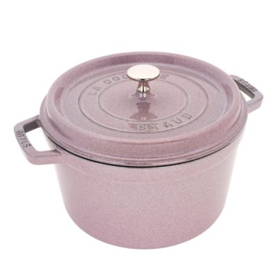 Staub - Lilac Enameled Cast Iron Tall Cocotte