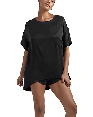 Shop Lunya Washable Silk Tee Set In Immersed