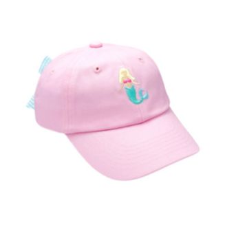 Pink with White Bow Baseball Hat by Bits & Bows main image 1