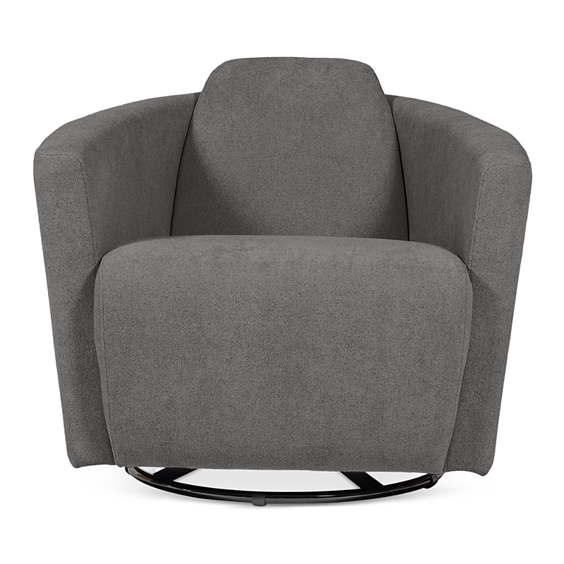 Giuseppe Nicoletti Hollister Swivel Chair In Fumo