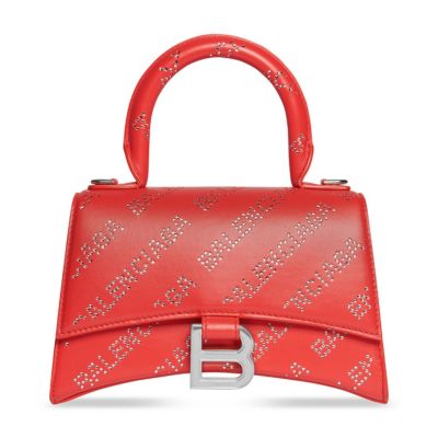 Balenciaga - Hourglass XS Handbag with Rhinestones