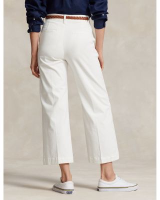 Cropped Wide Leg Pants