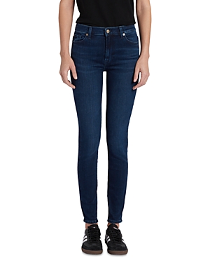 Shop 7 For All Mankind Crystal Pocket High Rise Skinny Jeans In Legendary