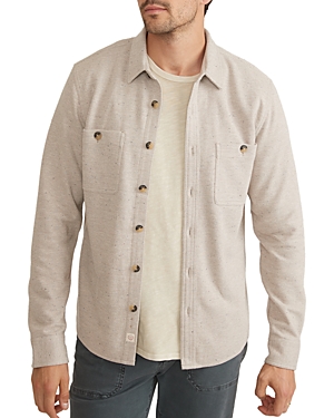 MARINE LAYER PACIFICA STRETCH TWILL STANDARD FIT BUTTON DOWN SHIRT