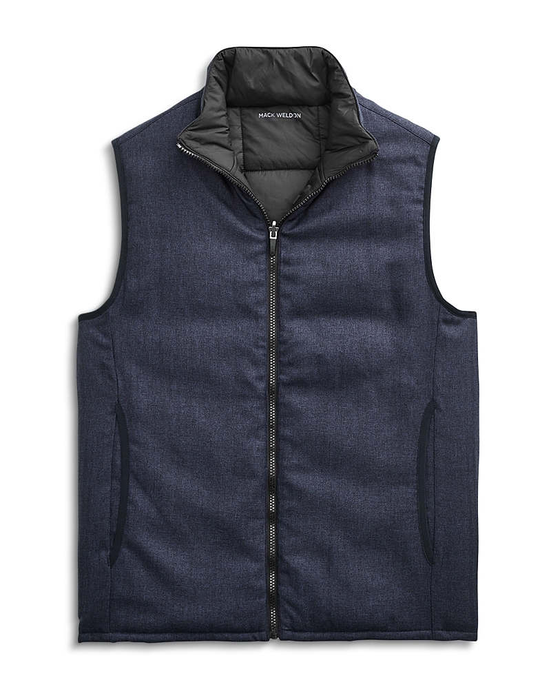 Mack Weldon Habitat Puffer Vest In Total Eclipse