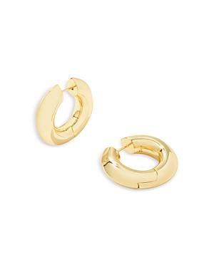 Kendra Scott Mikki Hoop Earrings In 14k Gold Plate In Polished Gold