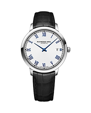Shop Raymond Weil Toccata Watch, 42mm In White/black