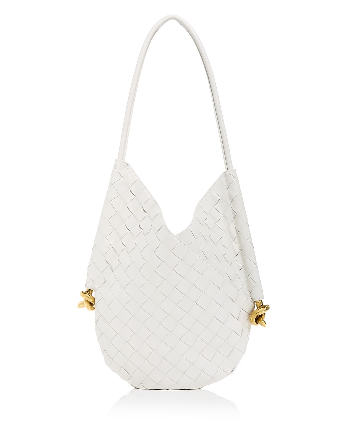 Bottega Veneta Solstice Intrecciato Leather Shoulder Bag