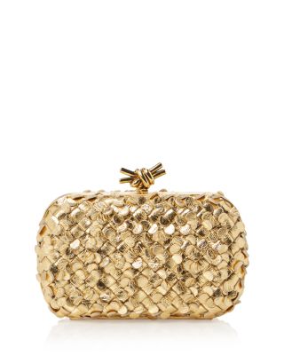 Bottega Veneta - Metallic Knot Clutch