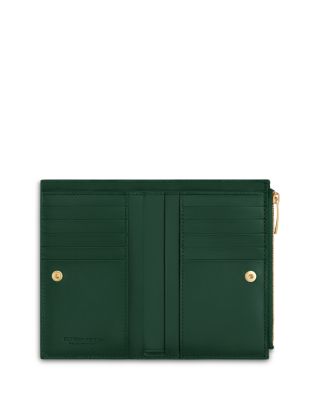 【BOTTEGA VENETA】Medium Cassette Bi-Fold ZipWalletChamomile Bottega Veneta Medium Cassette Leather Bifold Zip Wallet